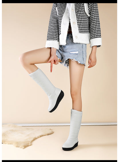 Waterproof Plush Lined Winter Down Boots