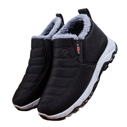 Warm Plush Lined Winter Ankle Boots