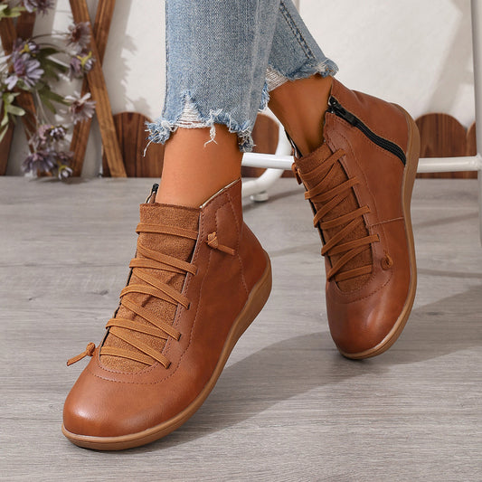 Women's Comfortable Handmade Leather Foot Support Boots