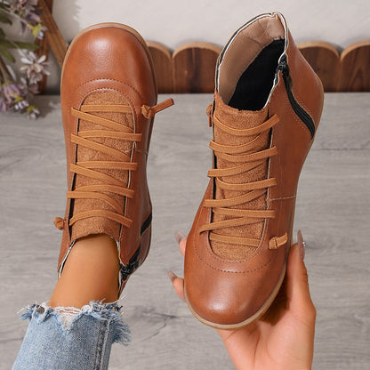 Women's Comfortable Handmade Leather Foot Support Boots