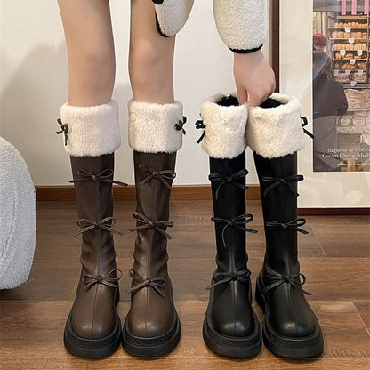 Bow-knee Waterproof Over-the-knee Zipper Boot
