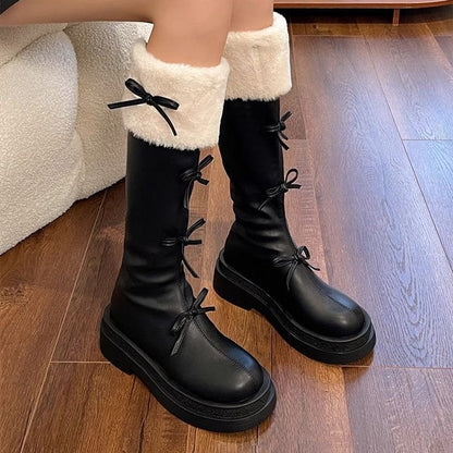 Bow-knee Waterproof Over-the-knee Zipper Boot