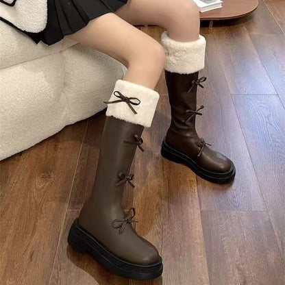 Bow-knee Waterproof Over-the-knee Zipper Boot