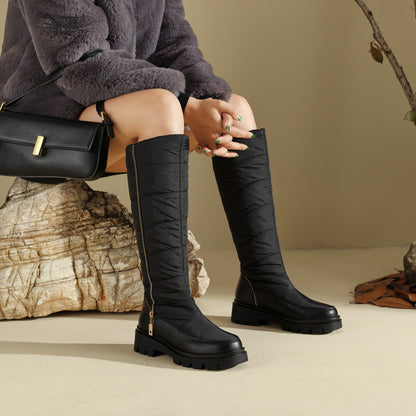 Thick-soled And Non-slip Warm Mid-calf Boot