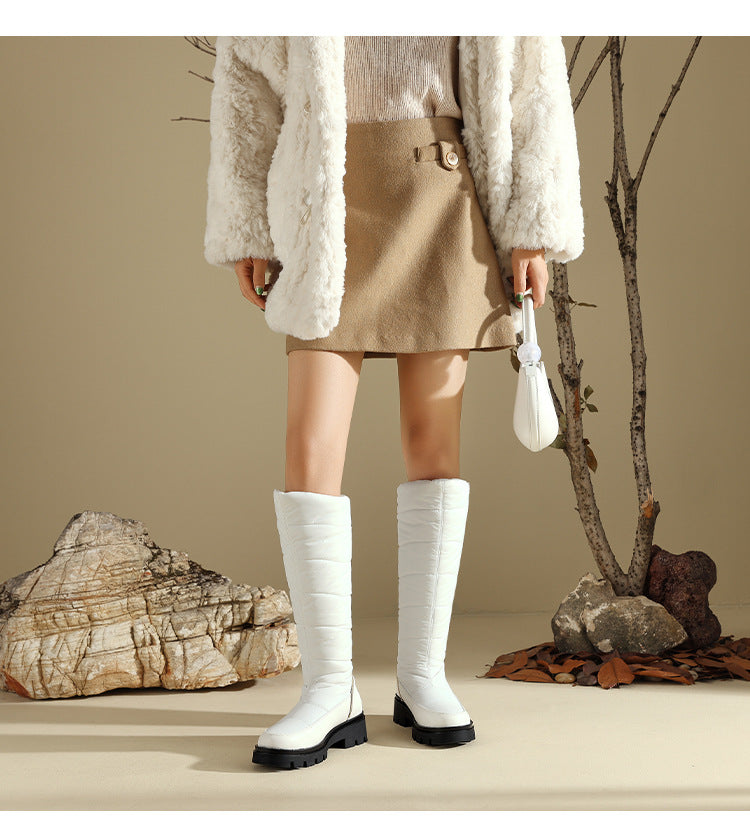 Thick-soled And Non-slip Warm Mid-calf Boot