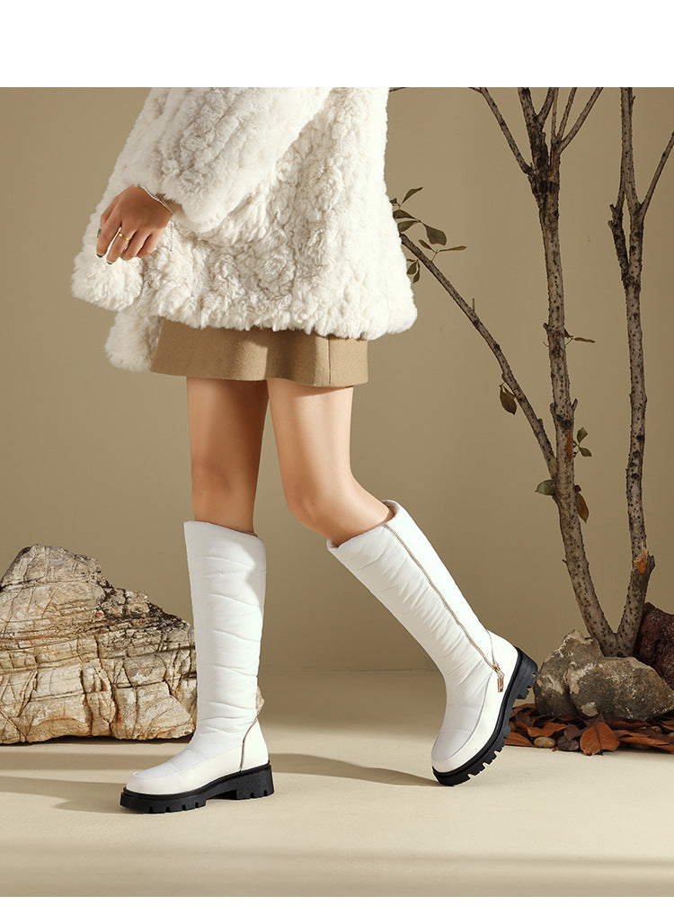 Thick-soled And Non-slip Warm Mid-calf Boot