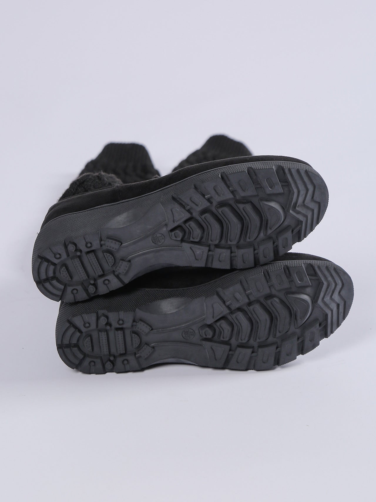 Thick-soled Knitted Over-the-knee Stretch Wedge Heel Boot