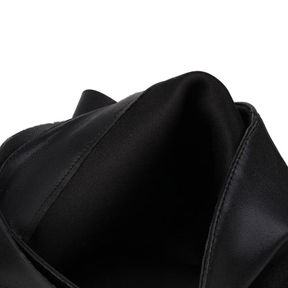 Platform Sole Metal Studded Two-way Wear Slouchy Knee-high Boot