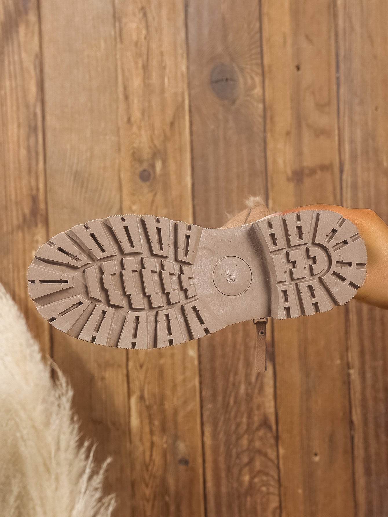 Side Zipper Plush Lined Winter Snow Boot