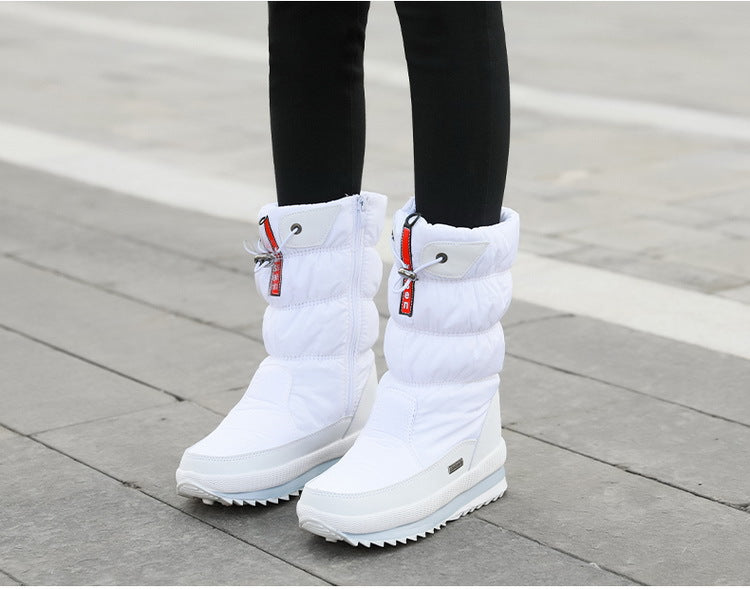 Winter Thickened Waterproof Mid-calf Boot