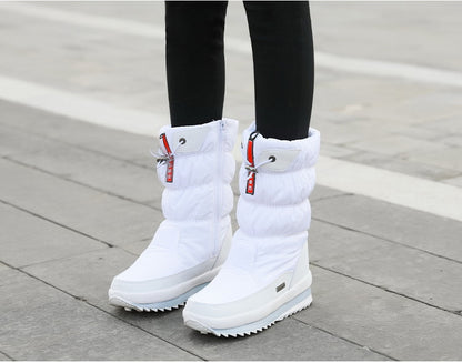 Winter Thickened Waterproof Mid-calf Boot