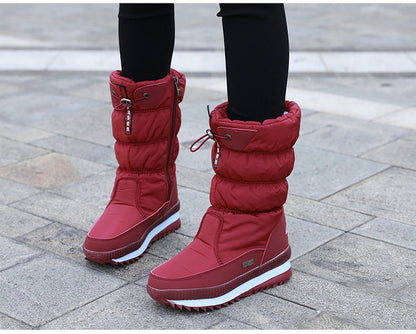 Winter Thickened Waterproof Mid-calf Boot