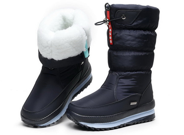 Winter Thickened Waterproof Mid-calf Boot