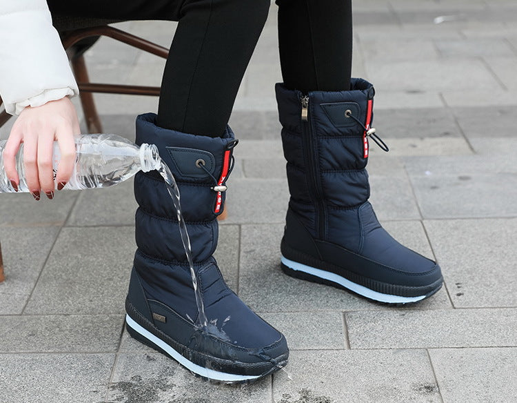 Winter Thickened Waterproof Mid-calf Boot