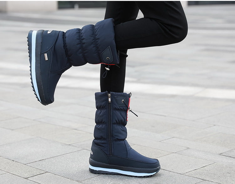 Winter Thickened Waterproof Mid-calf Boot