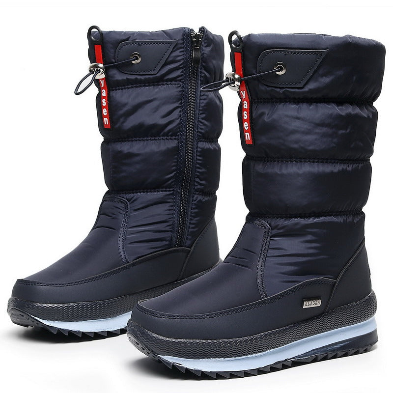 Winter Thickened Waterproof Mid-calf Boot