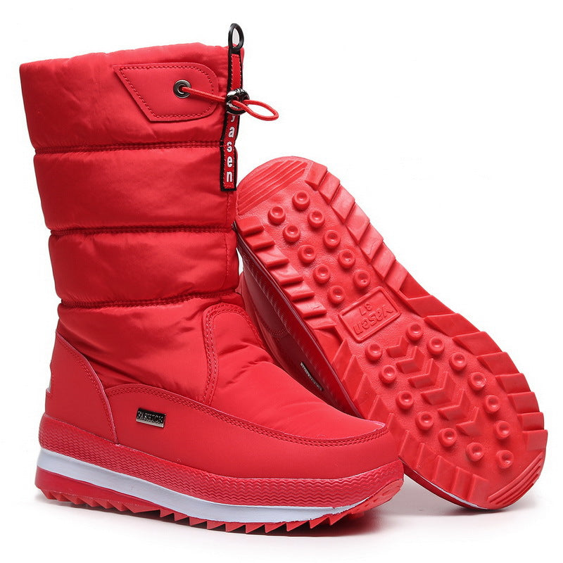Winter Thickened Waterproof Mid-calf Boot
