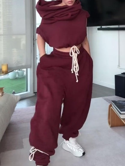 Cloud Velvet Jogging Pants Set