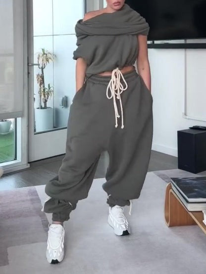 Cloud Velvet Jogging Pants Set