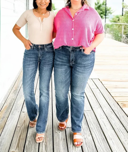 Tummy Control Bootcut Jeans