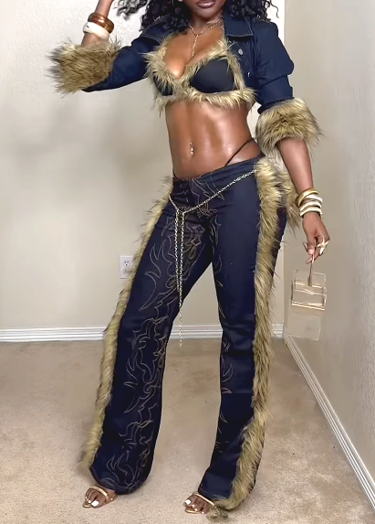 Fab Faux Fur Outfit