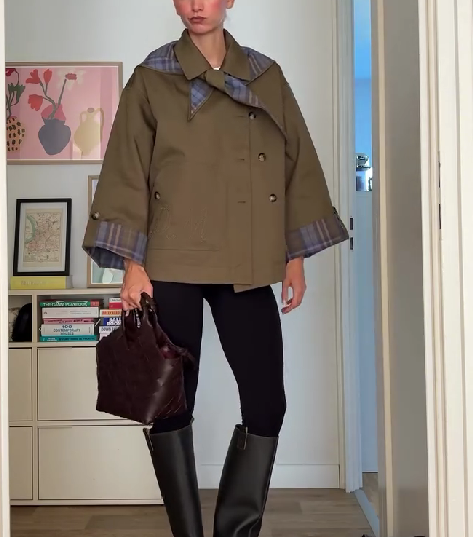 Reversible Button-down Trench Coat