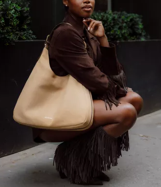 Fringed Suede Tall Boot