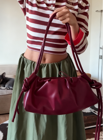 Retro Pleated Cloud Dumpling Bag