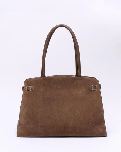 Large Suede Leather Bag