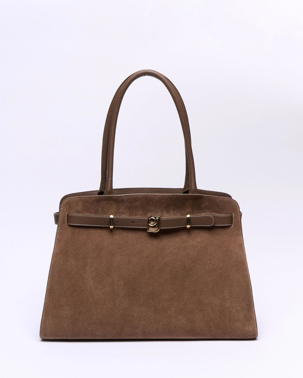 Large Suede Leather Bag