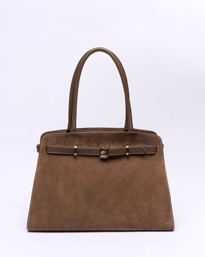 Large Suede Leather Bag