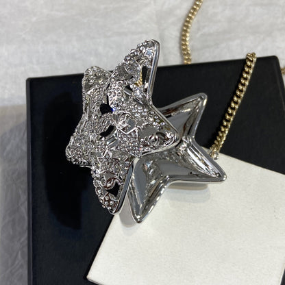 Star Hollow Diamond Necklace Bag