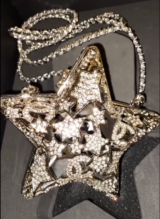 Star Hollow Diamond Necklace Bag