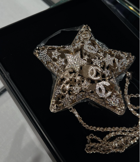 Star Hollow Diamond Necklace Bag