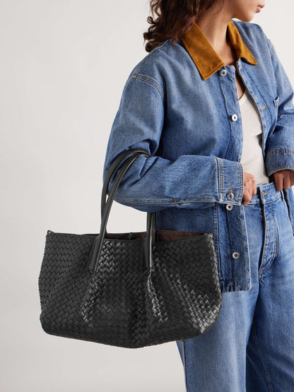 Reversible Leather Tote Bag