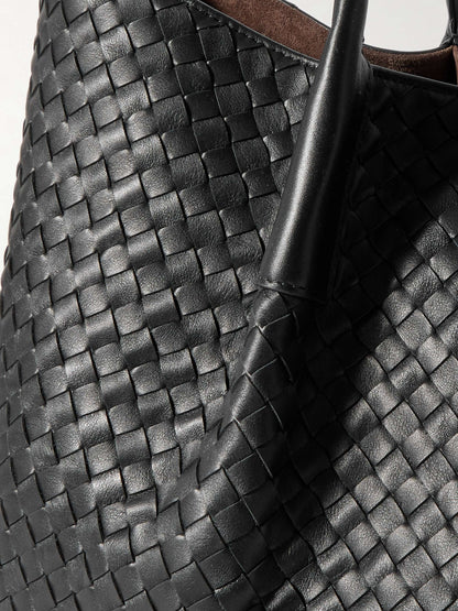 Reversible Leather Tote Bag