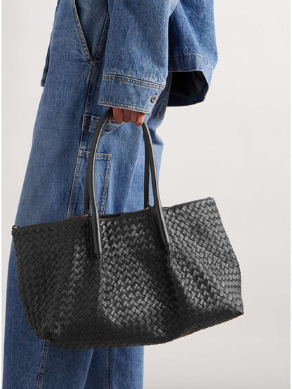 Reversible Leather Tote Bag