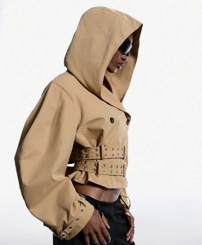 Oversize Hat Long Sleeve Bomber Jacket