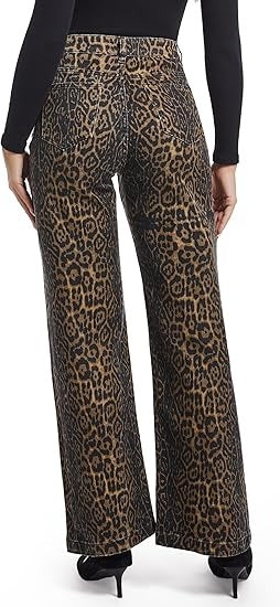 Trendy Casual Straight Leg High Waisted Stretch Trendy