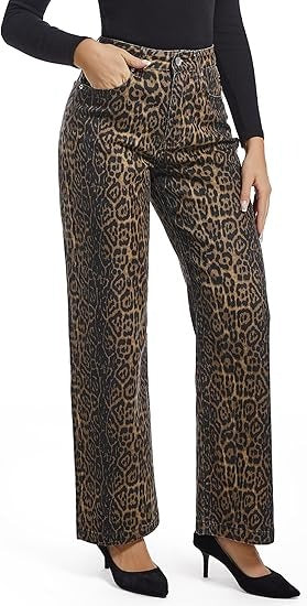 Trendy Casual Straight Leg High Waisted Stretch Trendy