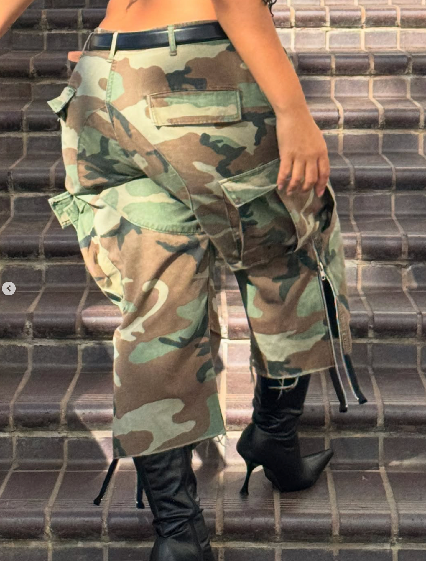 Pocket Casual Camouflage Cargo Shorts