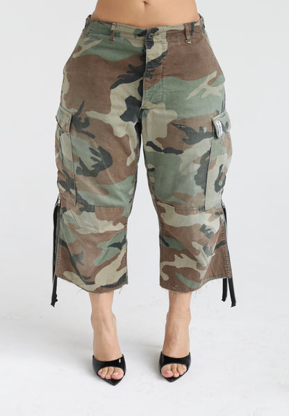 Pocket Casual Camouflage Cargo Shorts