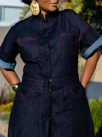 Barrel Denim Boiler Suit