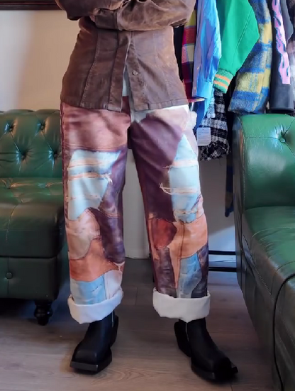 Square-toe Suede Leather Ankle Boots