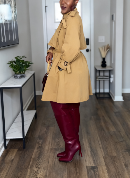 High-quality Long-sleeved Cotton Twill Trench Coat