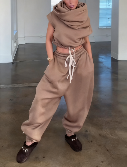 Cloud Velvet Jogging Pants Set