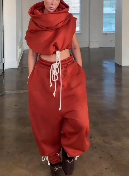 Cloud Velvet Jogging Pants Set