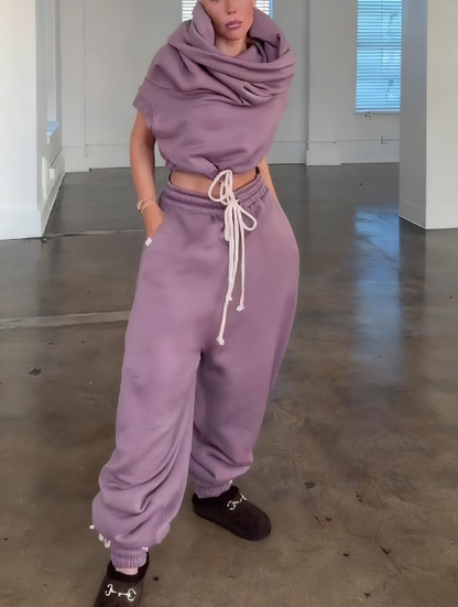 Cloud Velvet Jogging Pants Set