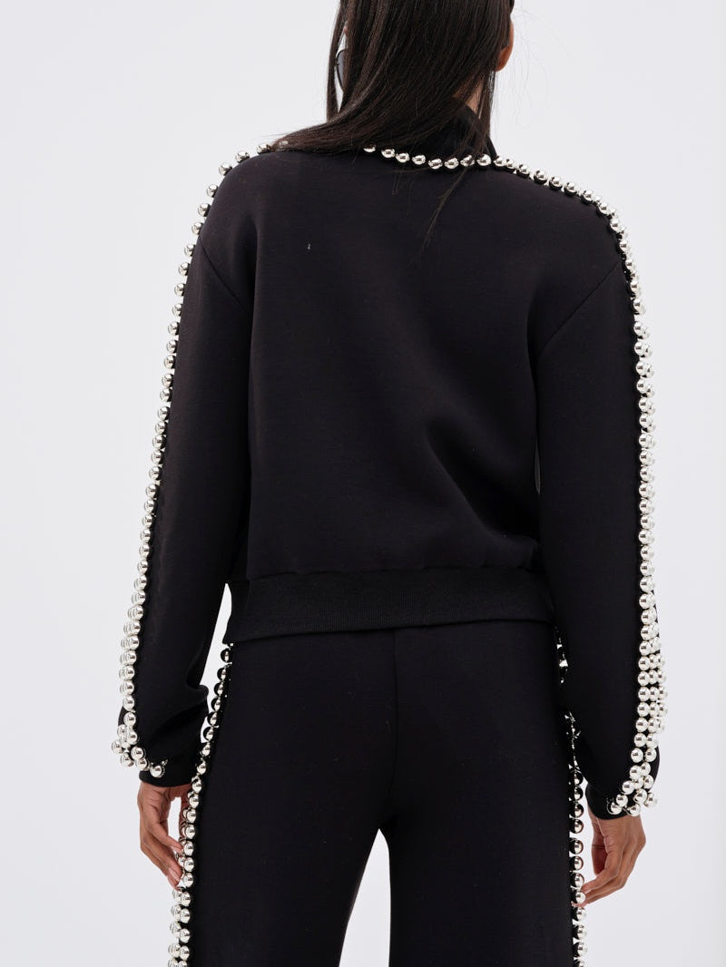 Peal Zip Up Sweatshirt And Pants Suit