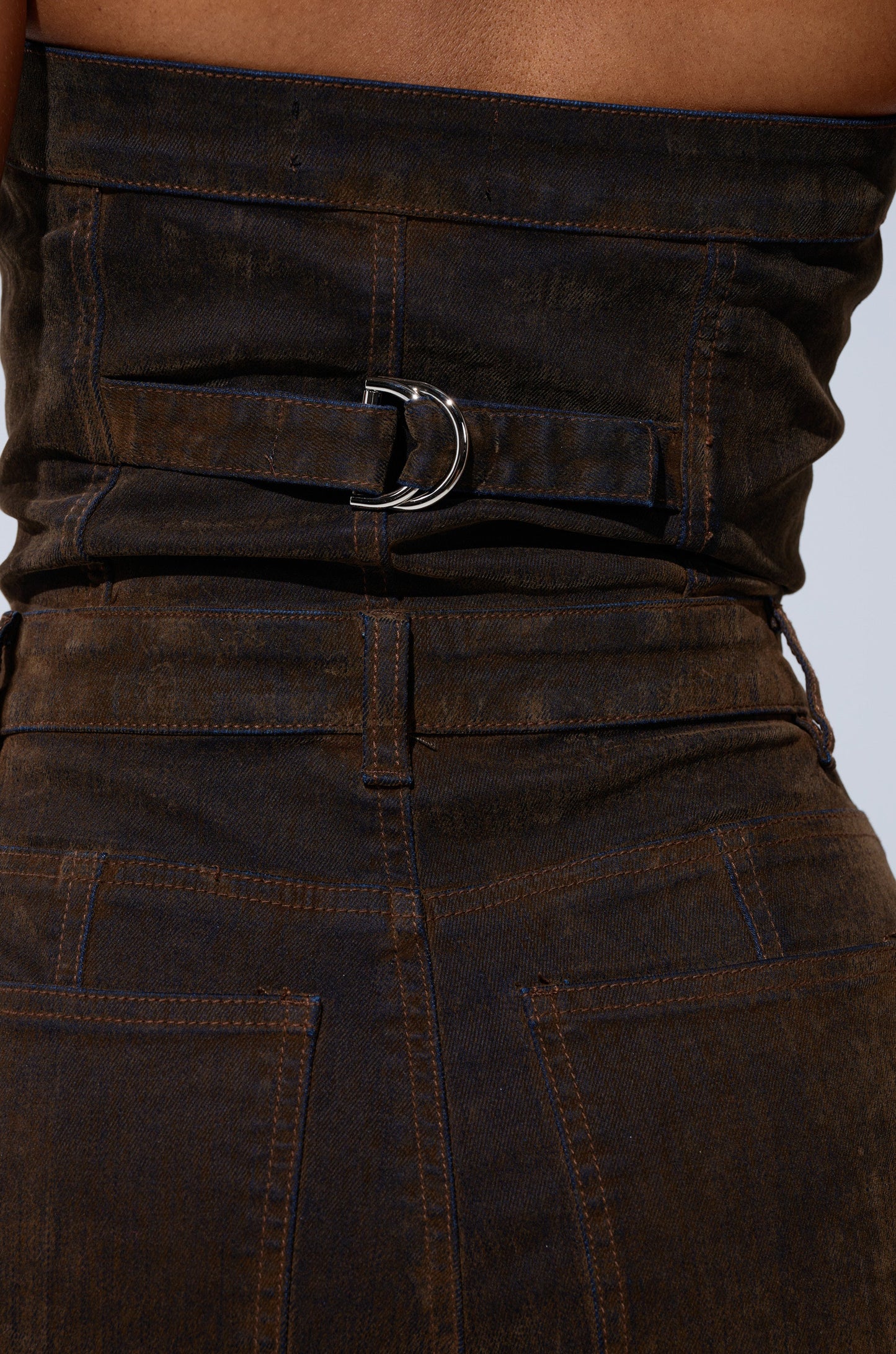 Cropped Cargo Jumpsuit